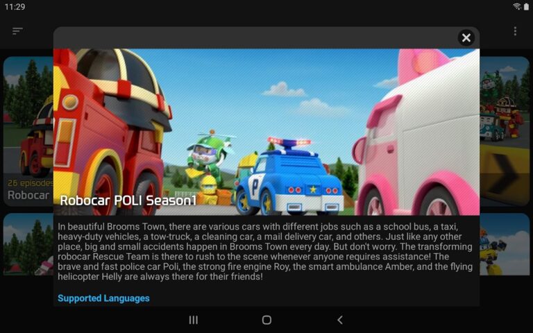 Robocar POLI: Official Video для Android — скриншот 5