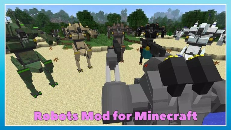 Robots Mod for Minecraft PE для Android — скриншот 1