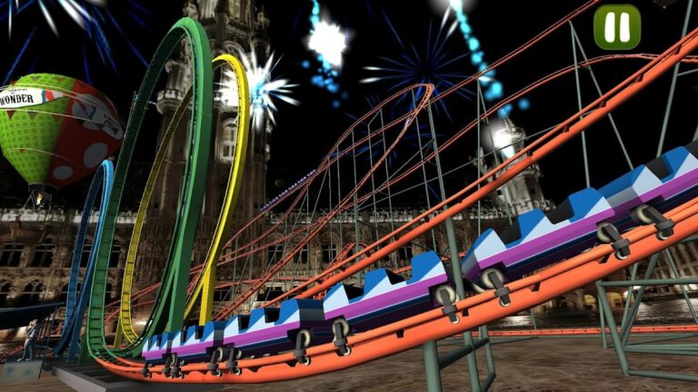 Roller Coaster Park: Fun Games — скриншот 1