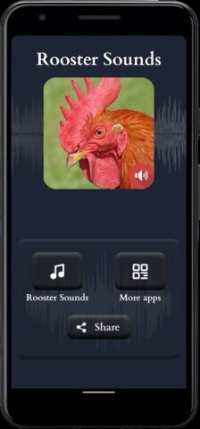 звуки петуха для Android — скриншот 1