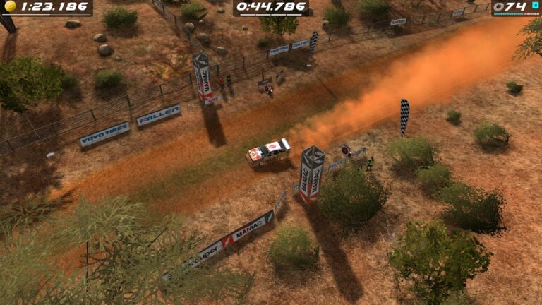 Rush Rally Origins Demo для Android — скриншот 5