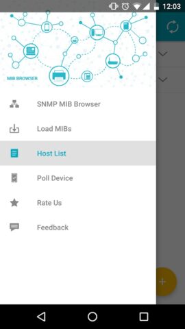 SNMP MIB Browser для Android — скриншот 1
