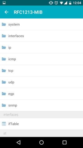 SNMP MIB Browser для Android — скриншот 3