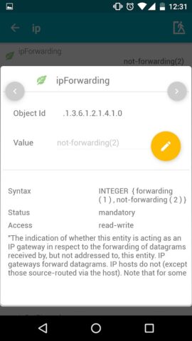SNMP MIB Browser для Android — скриншот 5