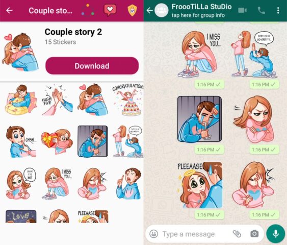 Грустные стикеры — WAStickers для Android — скриншот 2