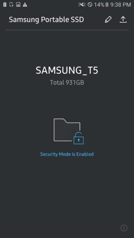 Samsung Portable SSD для Android — скриншот 1