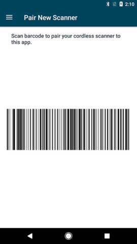 Scanner Control App для Android — скриншот 1