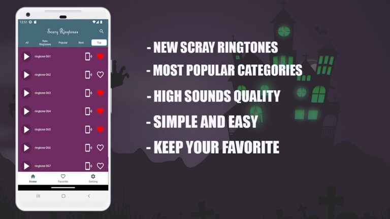 Tonuri de apel înfricoșătoare для Android — скриншот 5