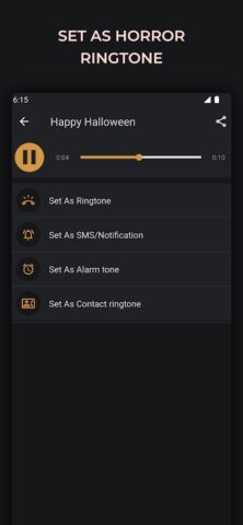 Страшные звуки ужаса для Android — скриншот 3
