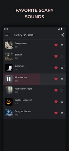 Страшные звуки ужаса для Android — скриншот 4