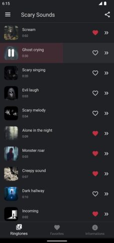 Страшные звуки ужаса для Android — скриншот 5