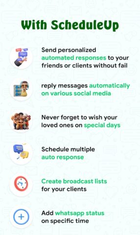 бизнеса Планировщик сообщений для Android — скриншот 4