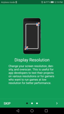 Screen Resolution Changer: Dis для Android — скриншот 2
