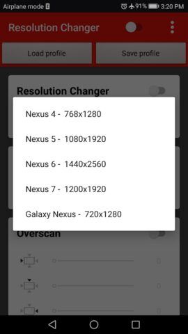 Screen Resolution Changer: Dis для Android — скриншот 4