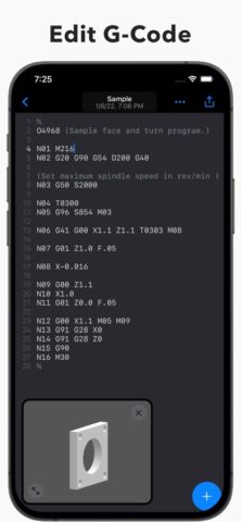 Sequence :: G-Code editor, CNC для iOS — скриншот 1