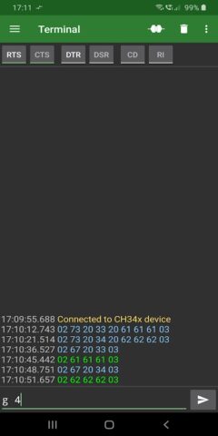Serial USB Terminal для Android — скриншот 2