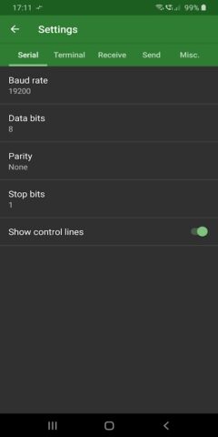 Serial USB Terminal для Android — скриншот 5