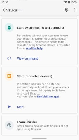 Shizuku для Android — скриншот 2