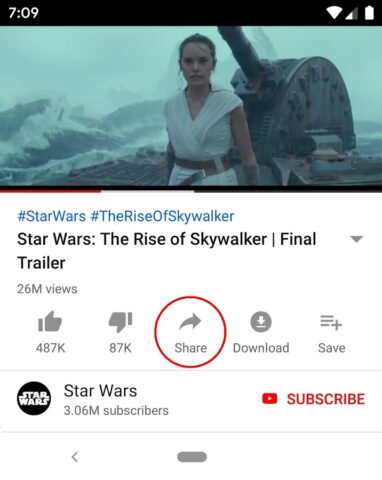 Shortcut for YouTube для Android — скриншот 3