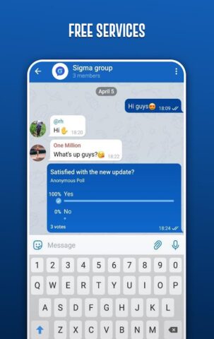 Sigma Messenger для Android — скриншот 4
