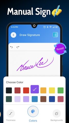 Создатель подписи: Создатель з для Android — скриншот 2