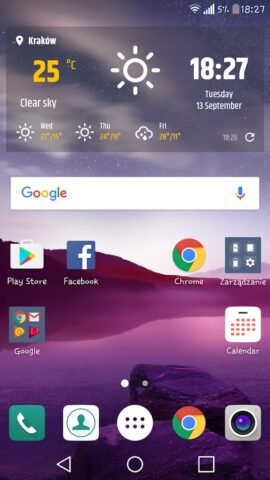 Простой виджет погоды и часов для Android — скриншот 4