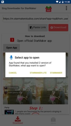 Sing Downloader for Starmaker для Android — скриншот 3