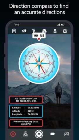 Умная GPS Камера — Timestamp — скриншот 1