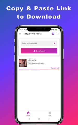 Загрузчик песен для Smule для Android — скриншот 1