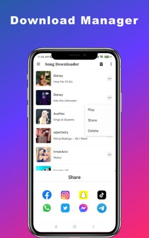 Загрузчик песен для Smule для Android — скриншот 3