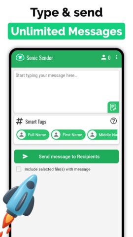 Sonic Sender для Android — скриншот 2