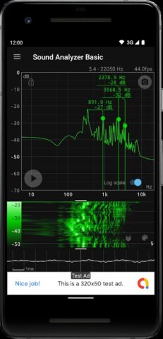 Sound Analyzer Basic для Android — скриншот 1