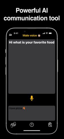 SpeakLiz: для глухих людей для iOS — скриншот 1