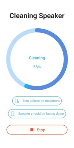Очиститель динамиков для Android — скриншот 4