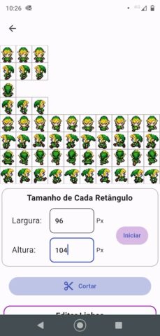 Sprite Sheet Separador для Android — скриншот 1
