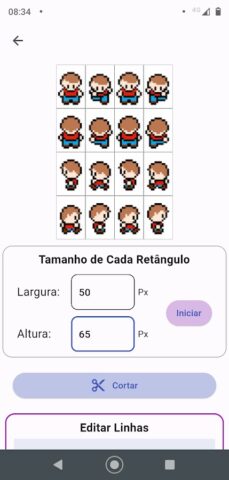 Sprite Sheet Separador для Android — скриншот 3