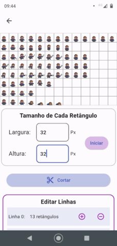 Sprite Sheet Separador для Android — скриншот 4