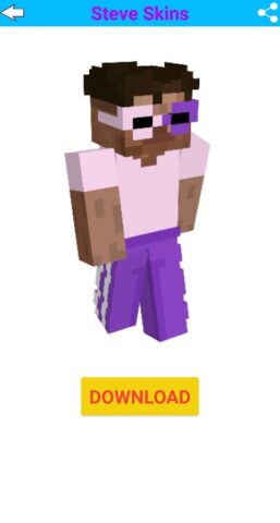 Steve skins for minecraft для Android — скриншот 3
