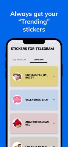 Stickers For Telegram для Android — скриншот 2