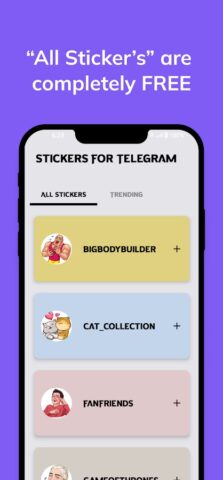 Stickers For Telegram для Android — скриншот 3