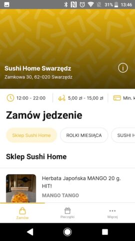 Sushi Home для Android — скриншот 2
