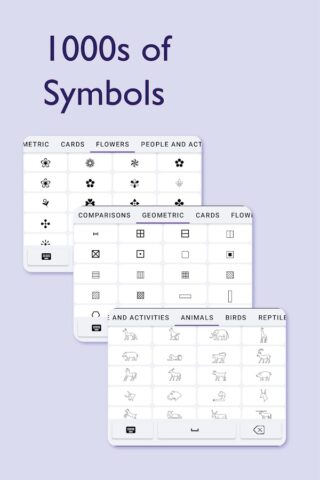 Symbols Keyboard для Android — скриншот 3