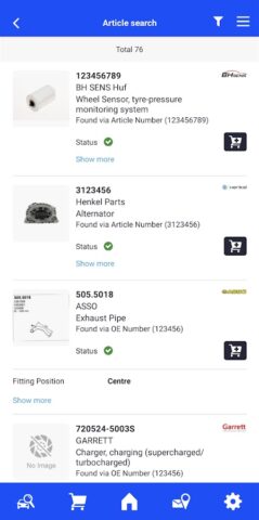 TecDoc Catalogue для Android — скриншот 2