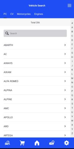 TecDoc Catalogue для Android — скриншот 3