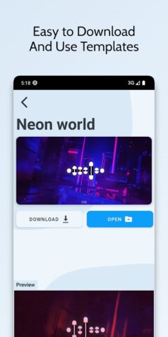 Templates for Avee Player для Android — скриншот 5