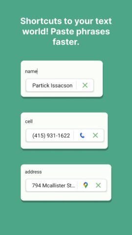 Text Expander — Texpand для Android — скриншот 1