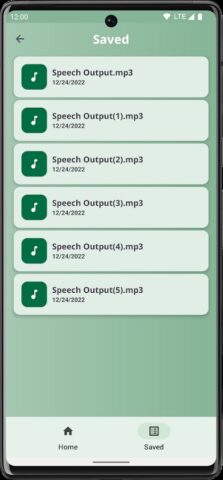 Text To Speech mp3 Convertor для Android — скриншот 4