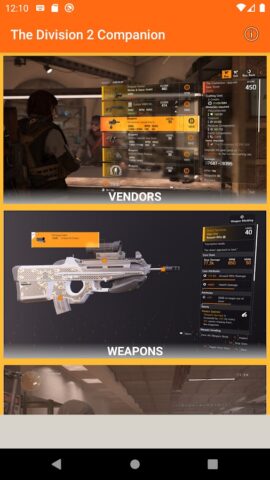 The Division 2 Companion App для Android — скриншот 3