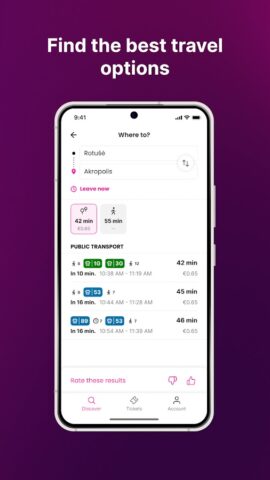 Trafi для Android — скриншот 2