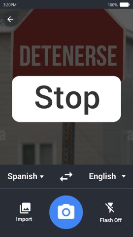 Переводчик: фото, текст, голос для Android — скриншот 1
